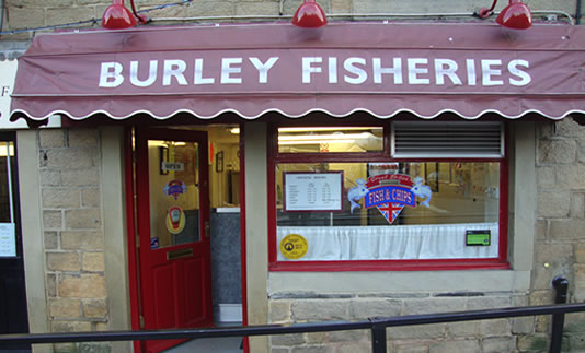 Burley Fisheries Shop Front
